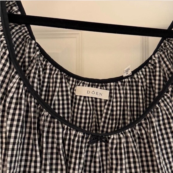 Down Julia gingham Dress - Picture 2 of 4